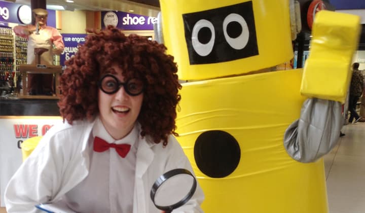Kid's entertainment at a science show for childrenin Dublin and Kildare