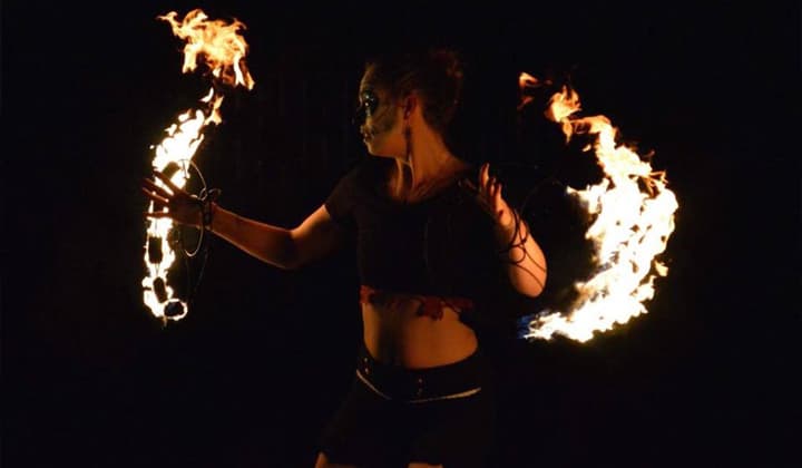 Children's Entertainment Fire juggler and performer at a brilliant event in Dublin and Kildare